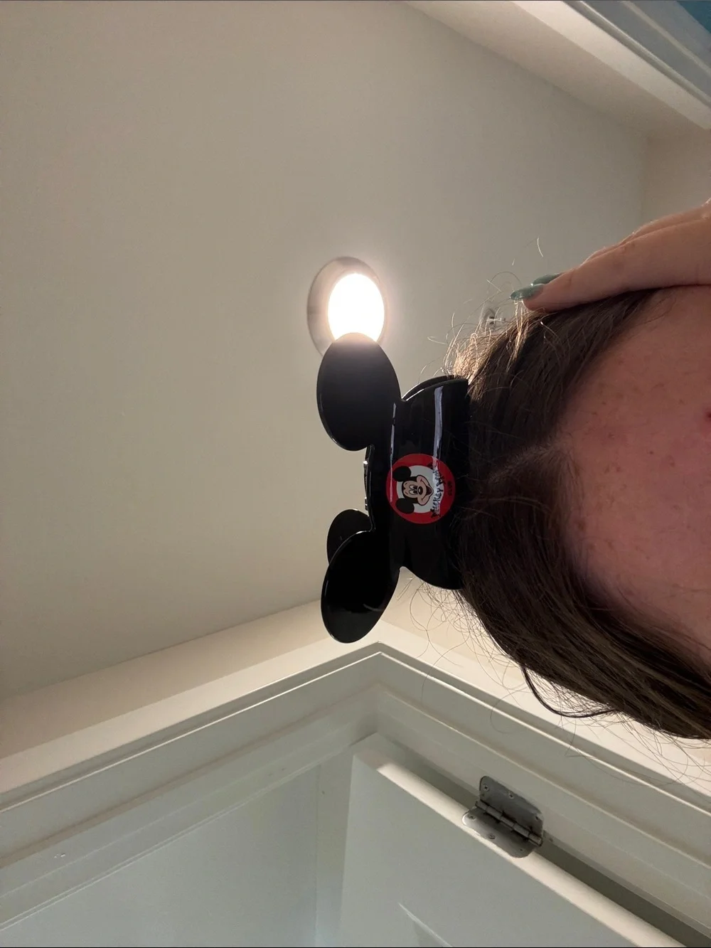 Disney Mickey Mouse Black Kids/womens Hair Clip